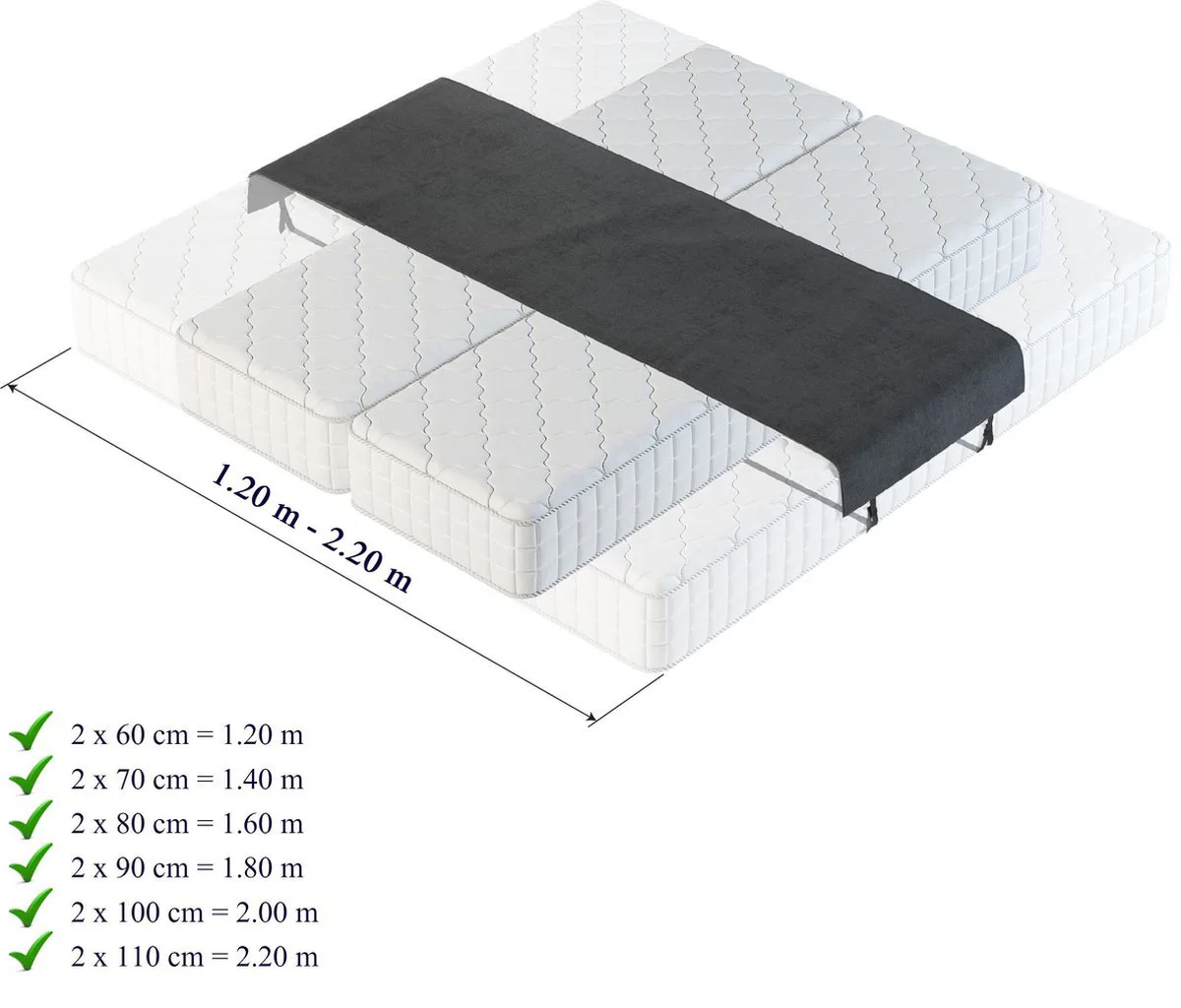 Соединение матрасов