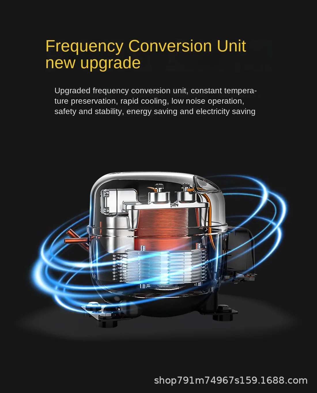Commercial Single-Temperature Horizontal Freezer Console Refrigeration ...