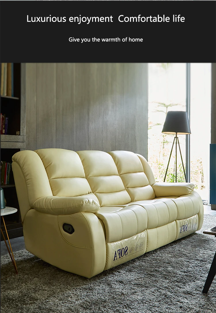 Lounges And Modernize Sofa Set Designs European Style Electric Recliner