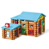 2019 new style building blocks hospital log set for kid to strengthen parent-children interaction LINCOLN LOGS