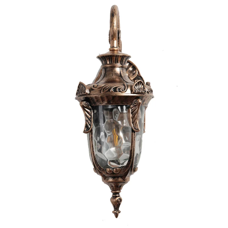 Antique style vintage wall lamp popular European outdoor wall light aluminum garden light