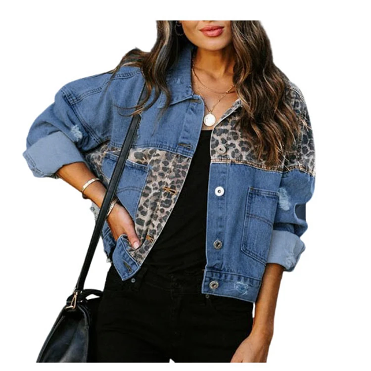 Hot Selling Fashion Clothing Women Tops 2021 Jean Denim Womens Jacket And Coats