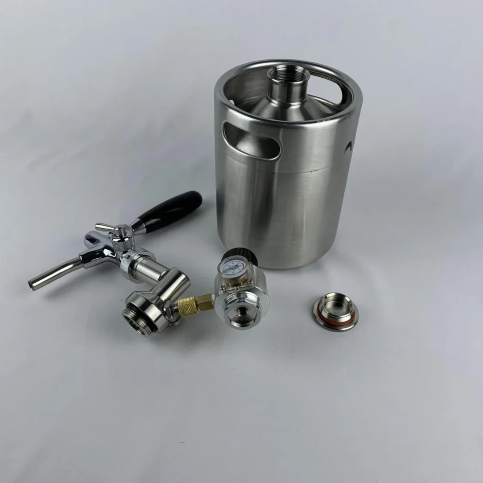 product-Trano-mini keg with tap system coupler craft beer dispenser can brewing accessories-img-3