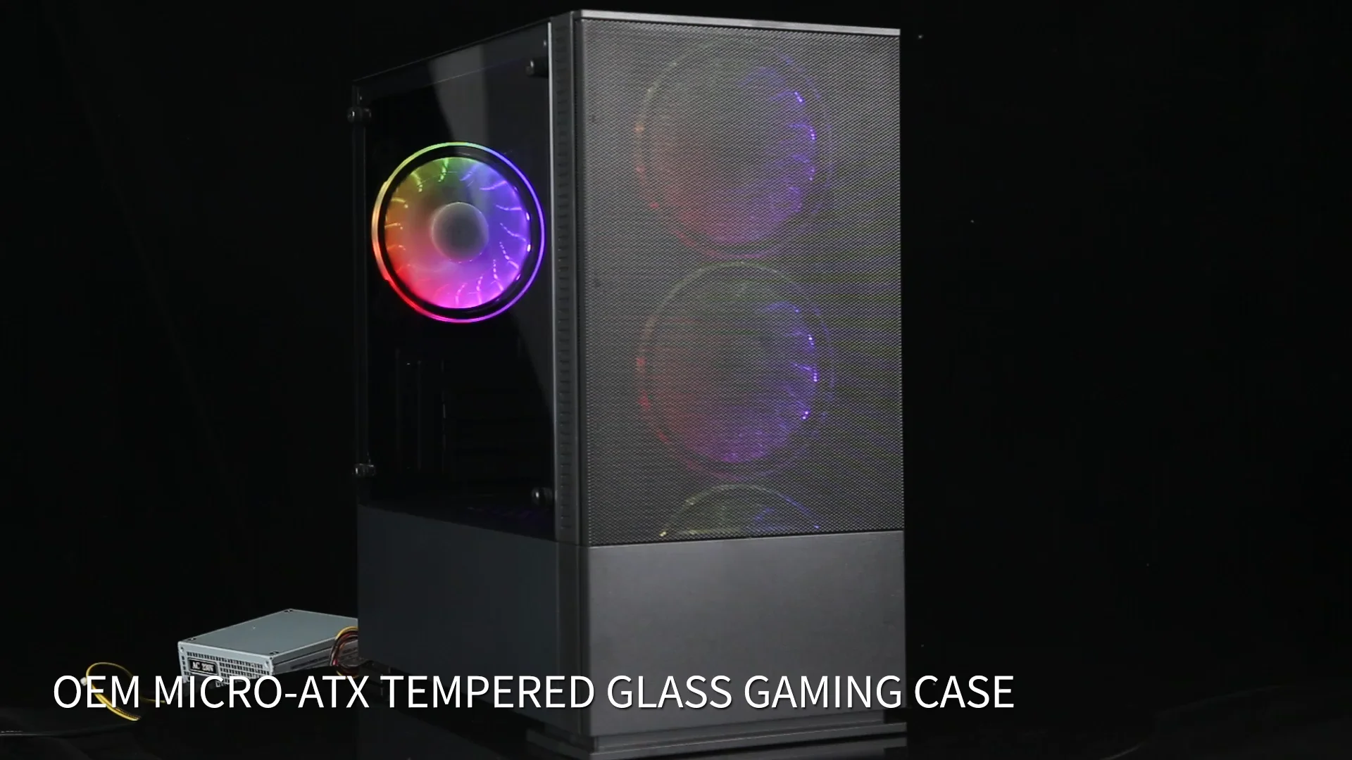 Hot Selling Matx Pc Case Mid Tower Gaming Computer Case With Tempered