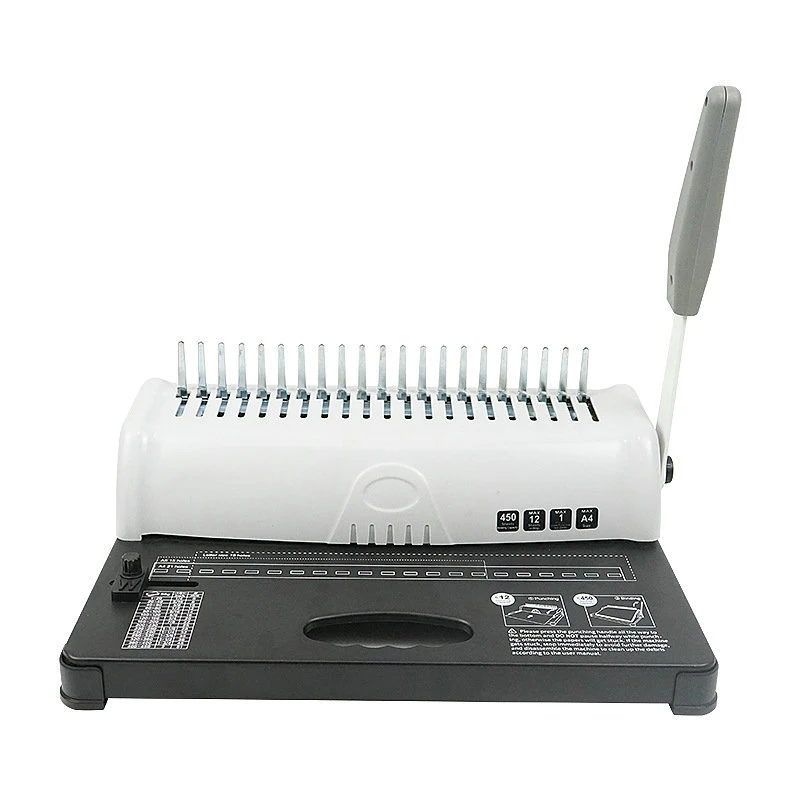 21 Holes Perfect Manual Document Binding Machine Comb Binder Coil Book