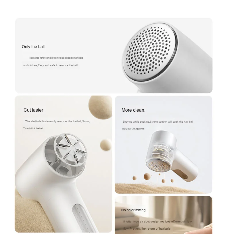 xiaomi mijia hair ball trimmer 2 mqxjq01lf-2