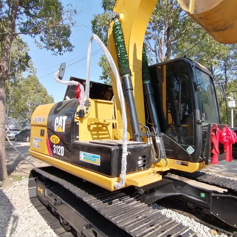 Used Japan 13 Tons 312d Used Hydraulic Excavator Caterpillar Cat 312d ...