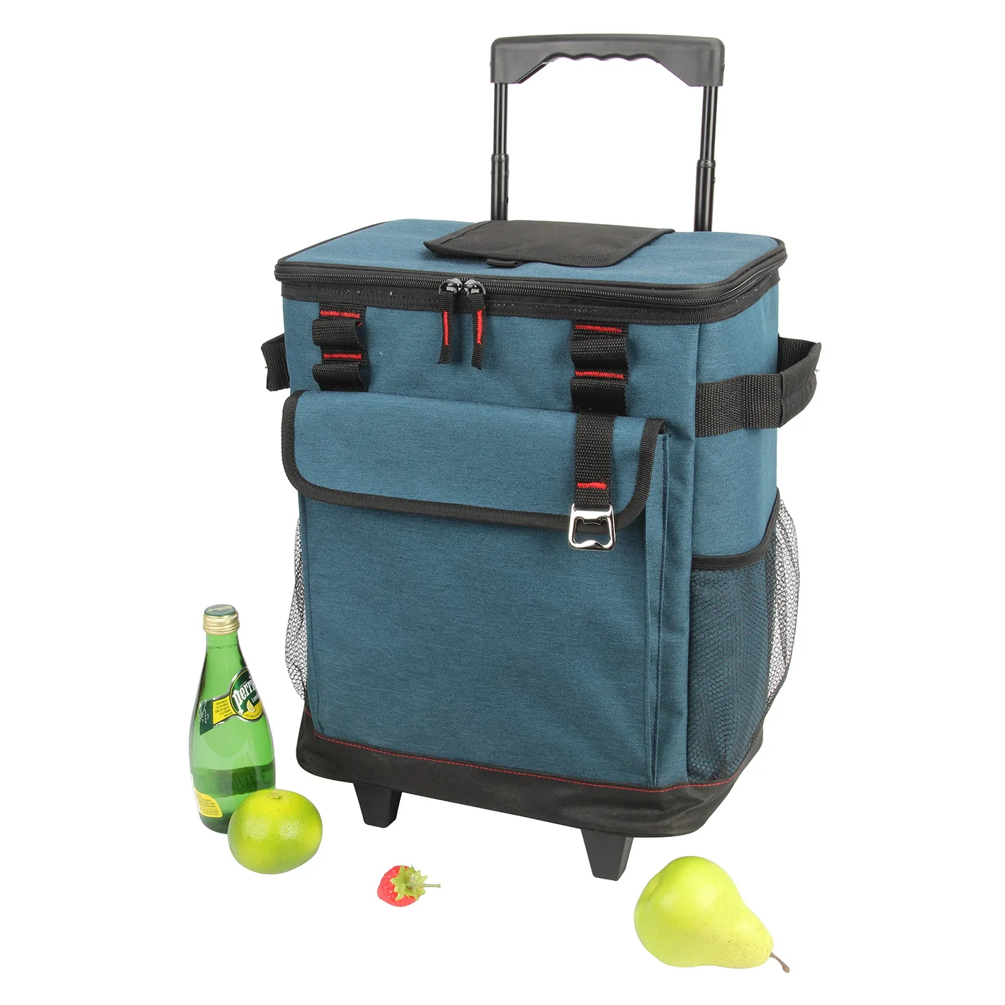 Custom Folding Casual Insulated Rolling Cooler Bag Beach Fishing