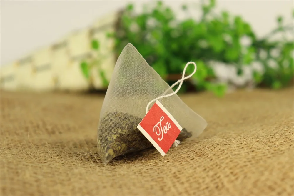 Corn Fiber Pla Tea Bag Biodegradable Eco Teabag Sachets Customized
