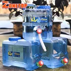 無料サンプル高品質食品グレード 5L 8L 10L 12L 15L 18L 20L 22L 25Lポータブル平方プラスチック水容器タップ