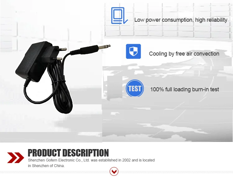 Hs Code Dc Power Supply Universal 100 240v 9v 1a 9w Switching Power