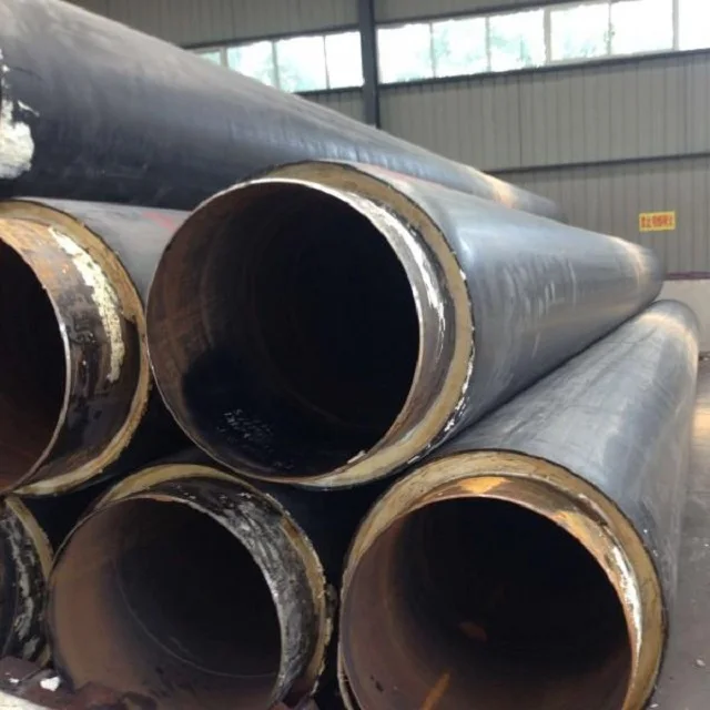 Bs En253 Standard Dn200mm Insulated Hdpe Pipe Jacket Prefabricated