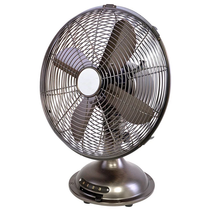 Table Fan, 12-Inch, Electric, Metal - detail 14
