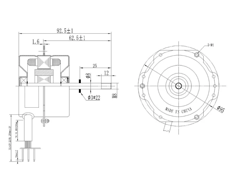 Air Ventilation Fan, 36w, Asynchronous Motor - detail 6
