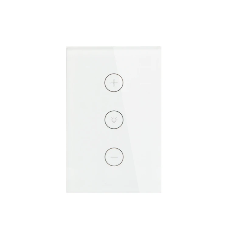 Home Automation US Standard Smart LED Light Dimmer WIFI Wall Touch Switch