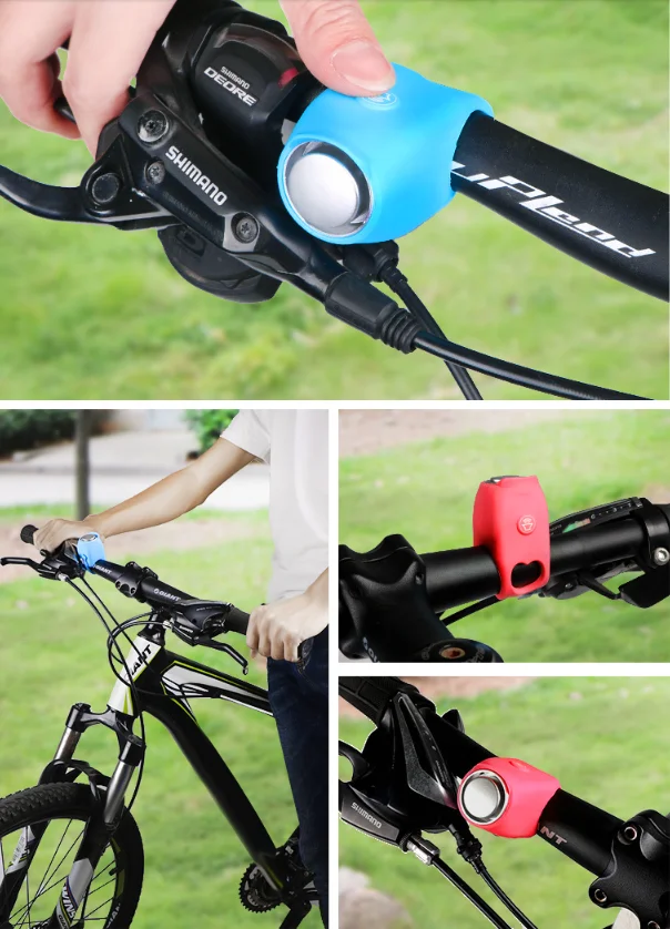 Novelty Electric Horn For Mountain Bike Bell Super Sound Car Bell Steel
