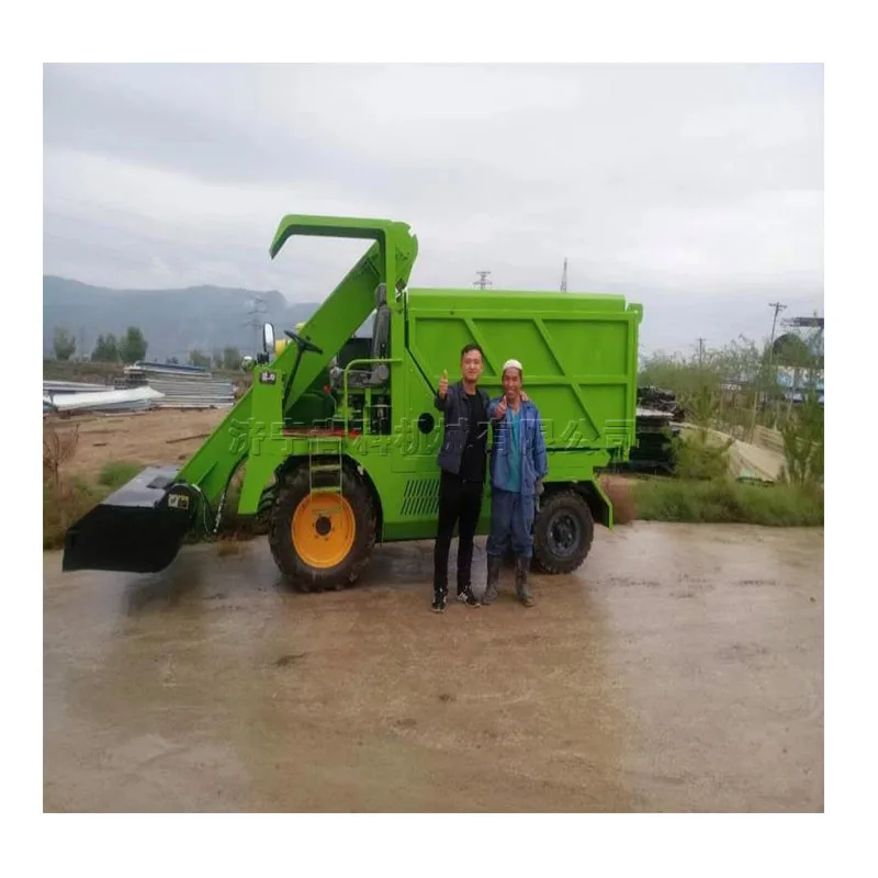 220v Large Scale Dairy Farm Manure Removal Truck 2 Cubic Meters