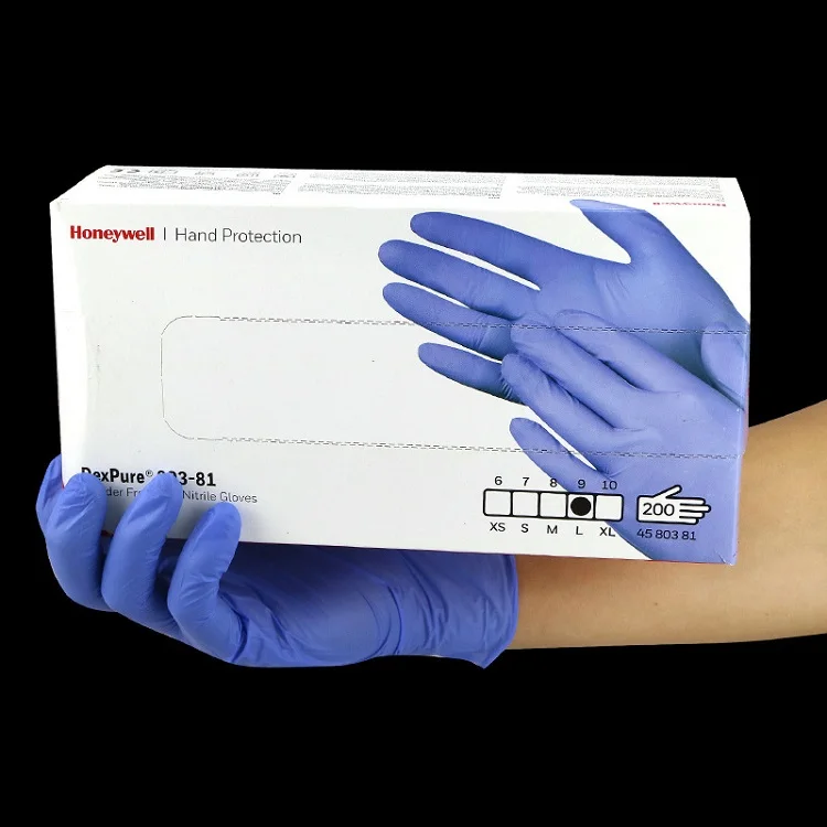 In Stock Protective Food Industry Disposable Nitrile Gloves