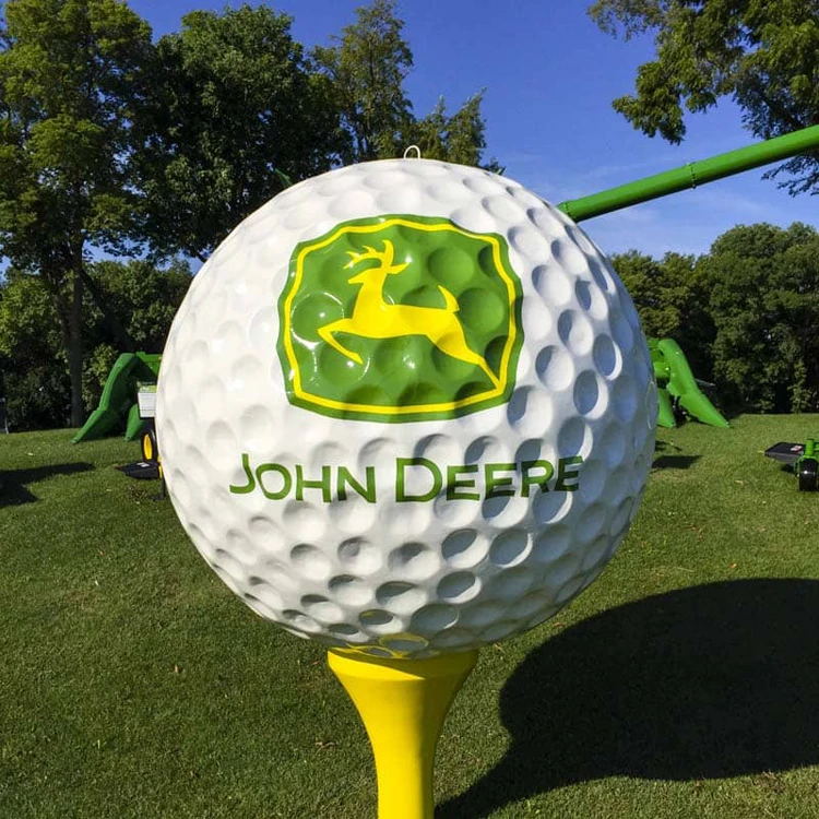 Large Size Fiberglass Decorative Golf Ball Sculpture Buy Decorative