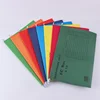 Assorted Colors Manila Hanging File Folder with classification index tabs/ note taking cover set on table