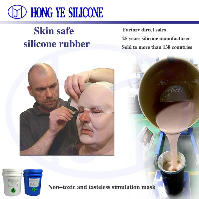 2 Parts Silicone Rubber No Bubble And Not Oily Silicone Withstand High