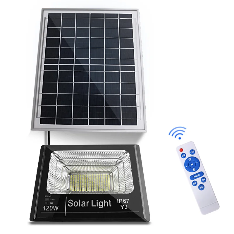 Construction site waterproof solar rechargeable high lumen smd led flood light indoor outdoor projector lamp