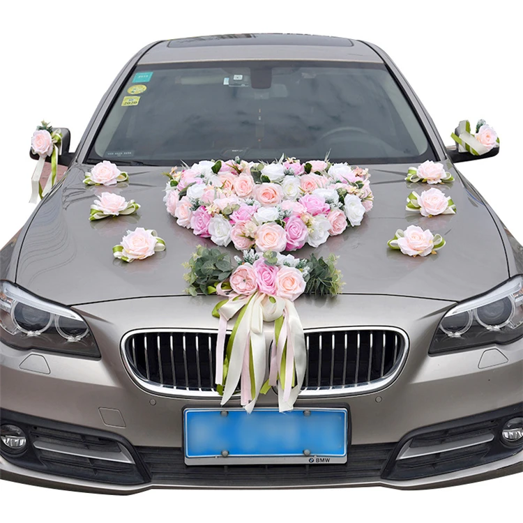 wedding car decorations-15, wedding car decorations - קישוט…