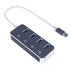 2019 hot sale type C 4 port usb hub 3.0 usb-c hub high speed portable fast