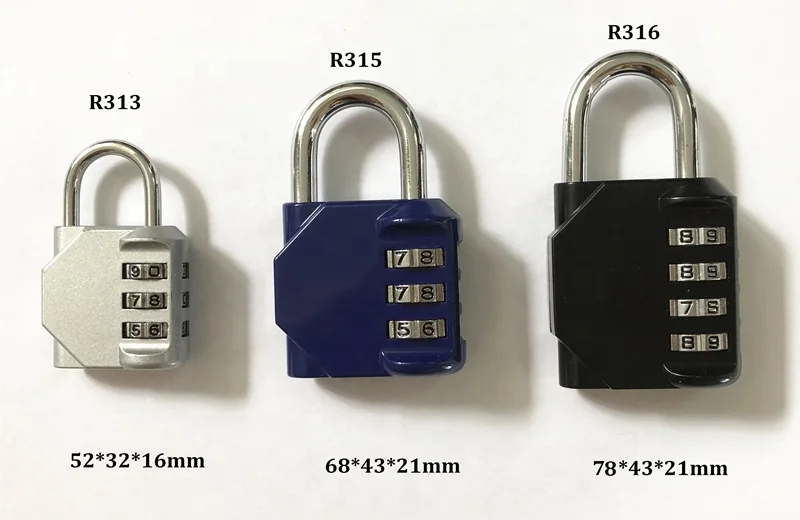 Details about   Zinc Alloy 4-digit Combination Password Resettable Combination Lock Padlock 
