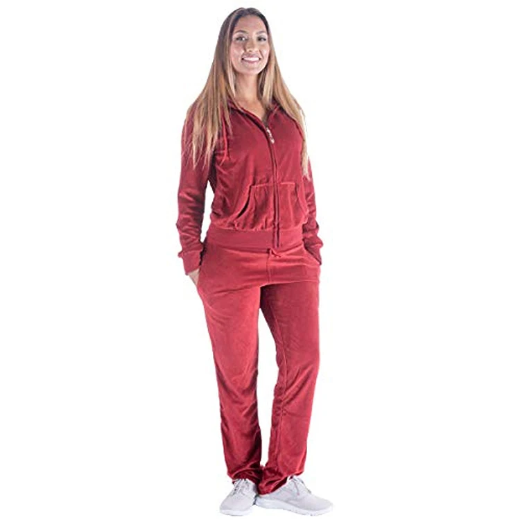 baggy velour tracksuit