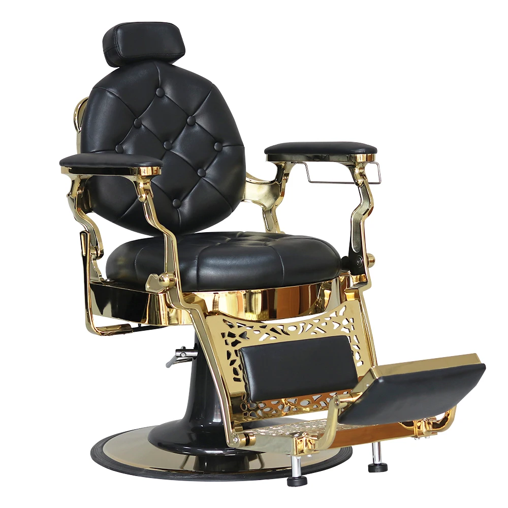 Dty High Quality Black And Gold Belmont Barber Chair China For Sale