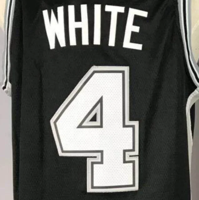 Customized Best Quality Stitched Derrick White Jersey