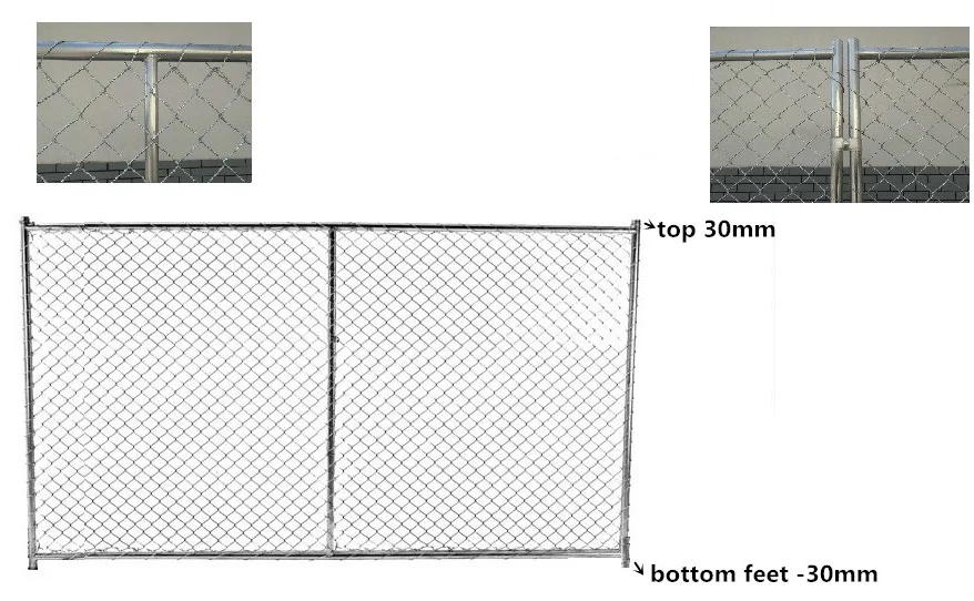 6x9.5ft Temporary Chain Link Fence Panels Buy Temporary Standalone