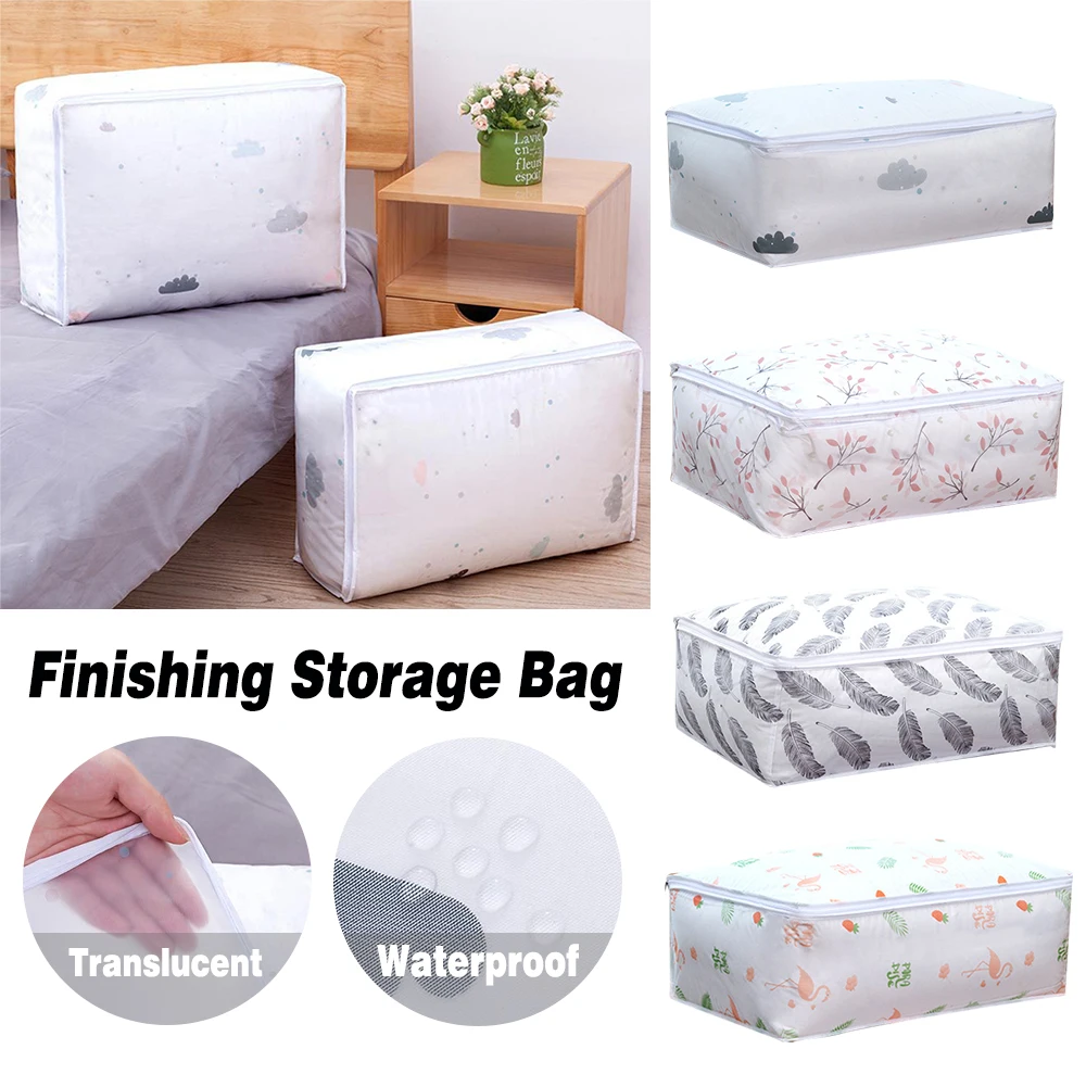 Oem Pvc Plastic Packaging Zipper Bag For Bed Sheet / Blanket /pillow