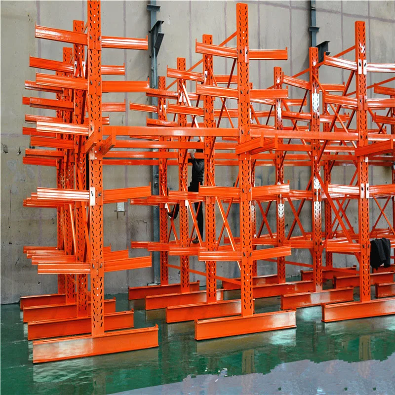 Industrial Heavy Duty Warehouse Long Arm Steel Cantilever Storage Rack