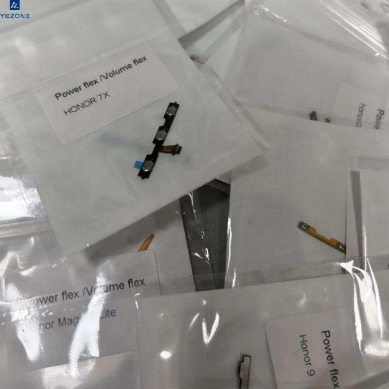 Installation sequence showing flex cable routing path inside Xiaomi Redmi Note 12S chassis
