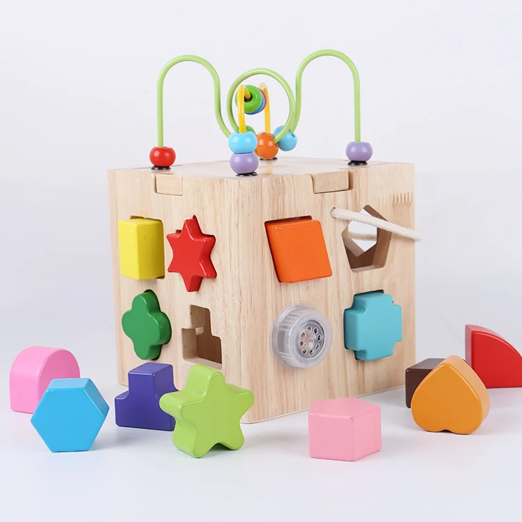 hot new products for  wooden educational toy for children,best sale wooden educational toy for baby Beaded multi-function