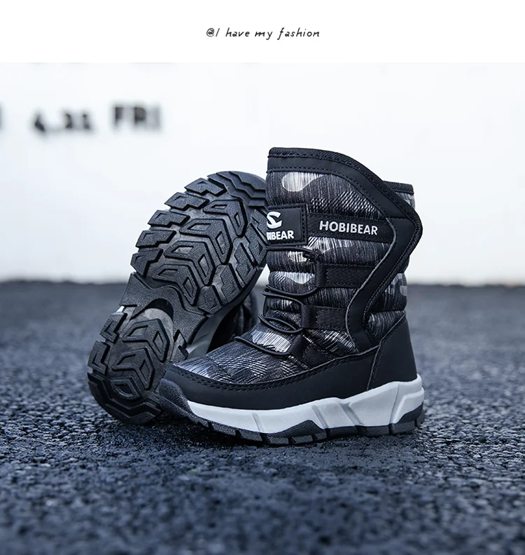 Fancy Kids Winter Boots Warm Outdoor Warm Snow Boot For Young Children Amazon