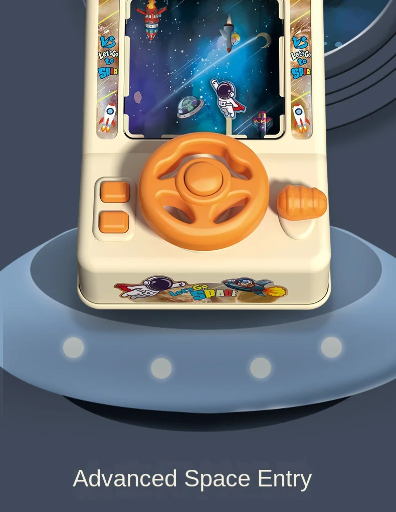 Zhiqu unisexe en plastique course volant voiture Simulation électrique espace volant Puzzle éducatif fête jouets pour enfants PC