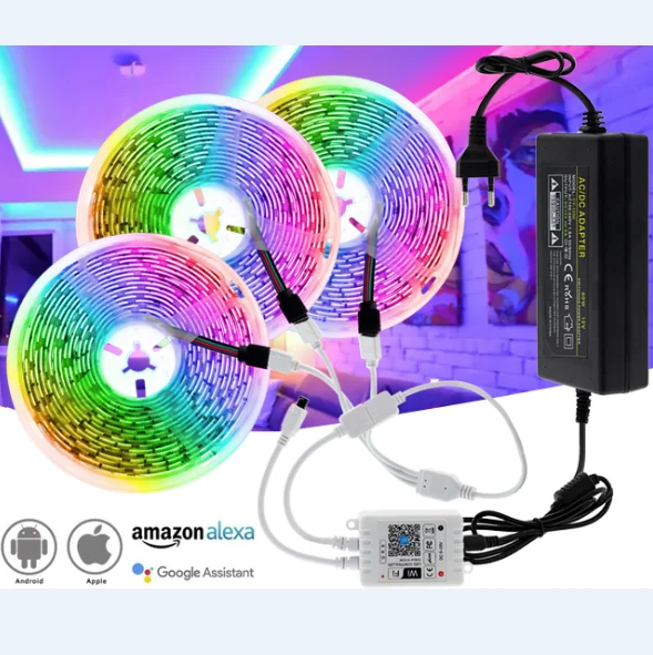5m RGB WIFI Light strip colorful extension for smart home system
