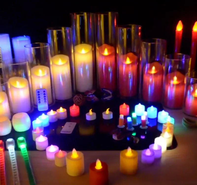 Artificial Candles Flick Like Real Candle / Led Candles Real Wax With Remote Timer Buy