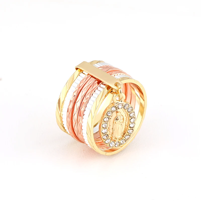 
Hot sell jewelry 18k gold filled jewelry ring,anillos de oro laminado 