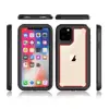 FashionThree-in-one mobile Organic Glass Material Phone Shell/ tpu+pc+acrylic Phone case for iphone 11 pro max