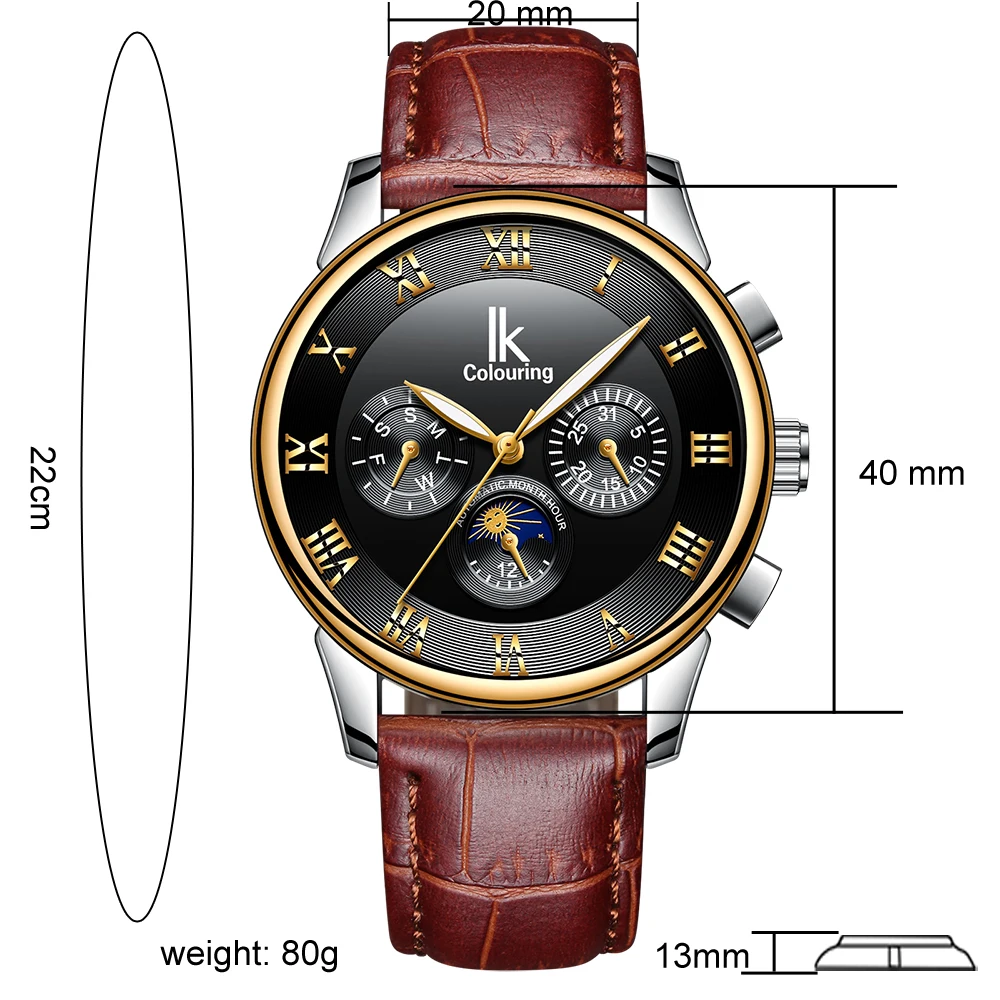 ik colouring k013 men automatic mechanical watch hands with