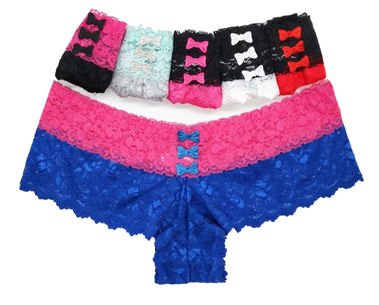 Womens Lingerie Lace Panties Boyshort 1pc