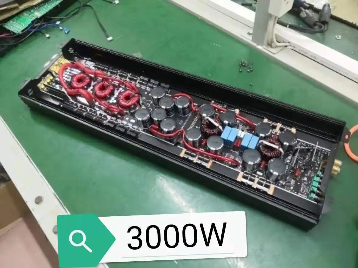 product 2000w class d car amplifier with 600w rms mono channel d2000 rms power  included crossovers  equalizers-5