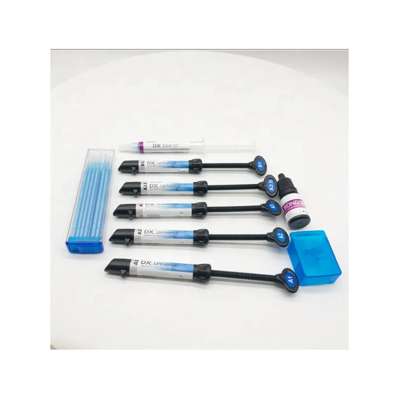 Dental Light Cure Composite Kit Dentex Dx.universal For All Class Of