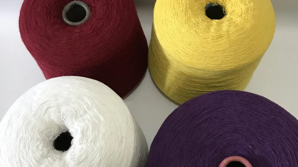 Soft Recycled Acrylic Polyester Blended Knitting Yarn For Sweater Buy
