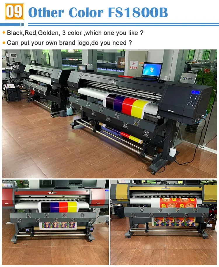 2000 Dollar Eco-solvent Large Format Photo Canvas Printing Machine Large Sticker Vinyl Advertising Billboard Printer