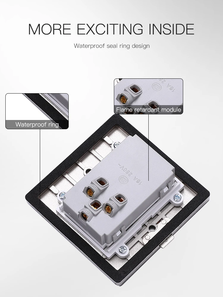 Wholesale small stainless steel flat push floor socket box
